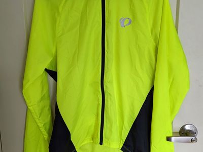 Pearl Izumi Elite Men Medium Bright Yellow Cycling Jacket