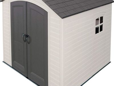 Lifetime Outdoor Storage Shed 8x7.5 - Disassembled