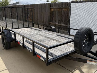 14' x 7' Flatbed Utility Trailer