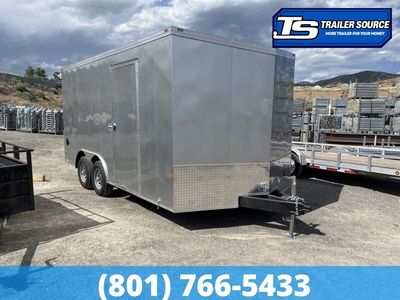 8.5x16 American Hauler Night Hawk Enclosed Cargo Trailer - 7'0" Interior - 10K GVWR Dovetail