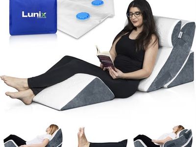 Wedge pillow set great for surgery.
