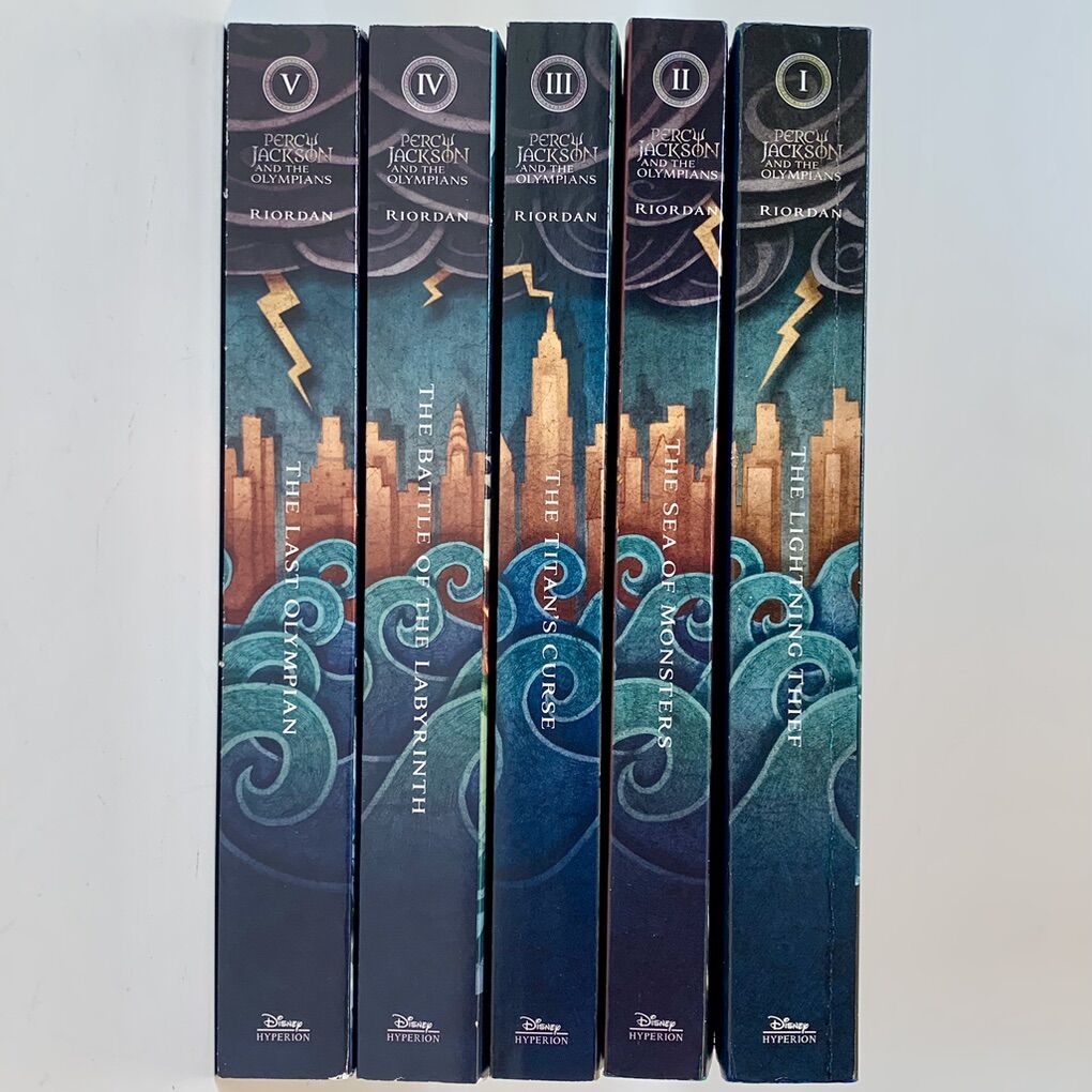 Percy Jackson & The Olympians Books Set