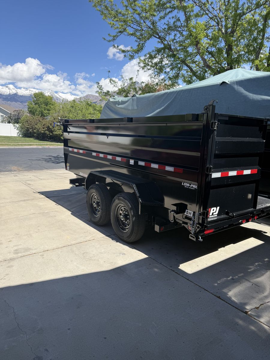 14 foot dump trailer for rent high walls
