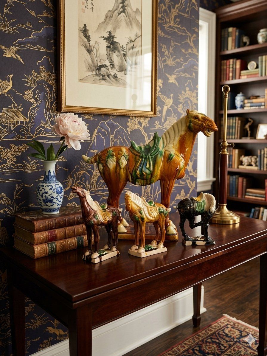 Vintage Tang Dynasty Style Horses