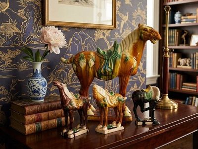 Vintage Tang Dynasty Style Horses