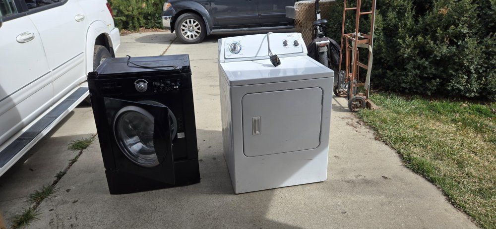 washer and dryer