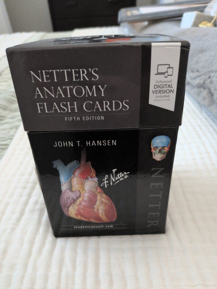 Netter's Anatomy Flash Cards, Fifth Edition by John T. Hansen - Enhanced Digital Version Included