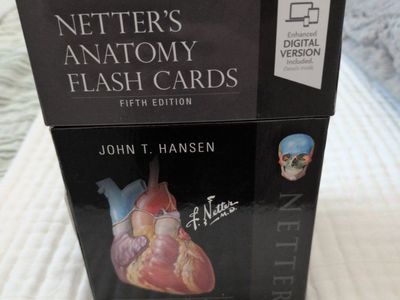 Netter's Anatomy Flash Cards, Fifth Edition by John T. Hansen - Enhanced Digital Version Included