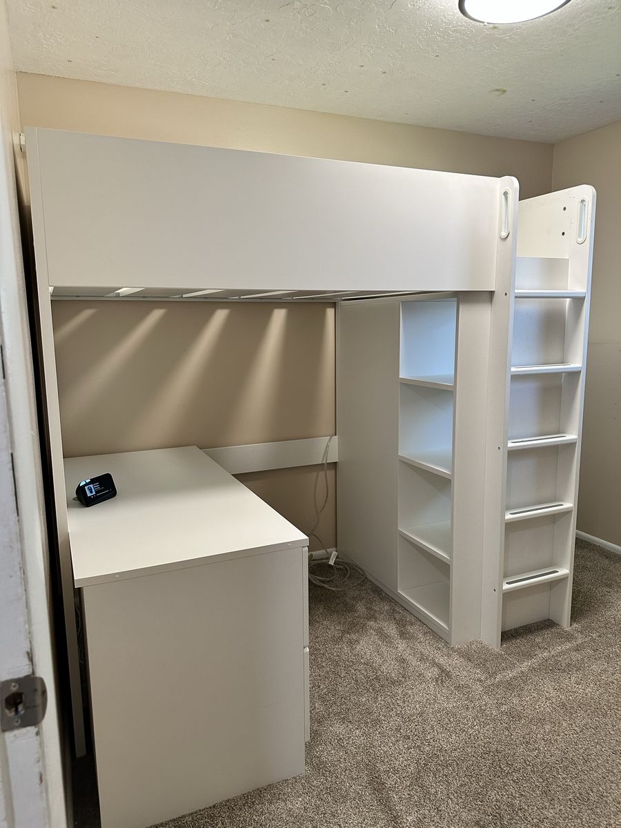 IKEA SMASTAD Loft Bed with Desk and Storage