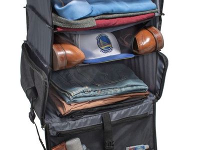 Carry-On Travel Bag with Hanging Closet Organizer