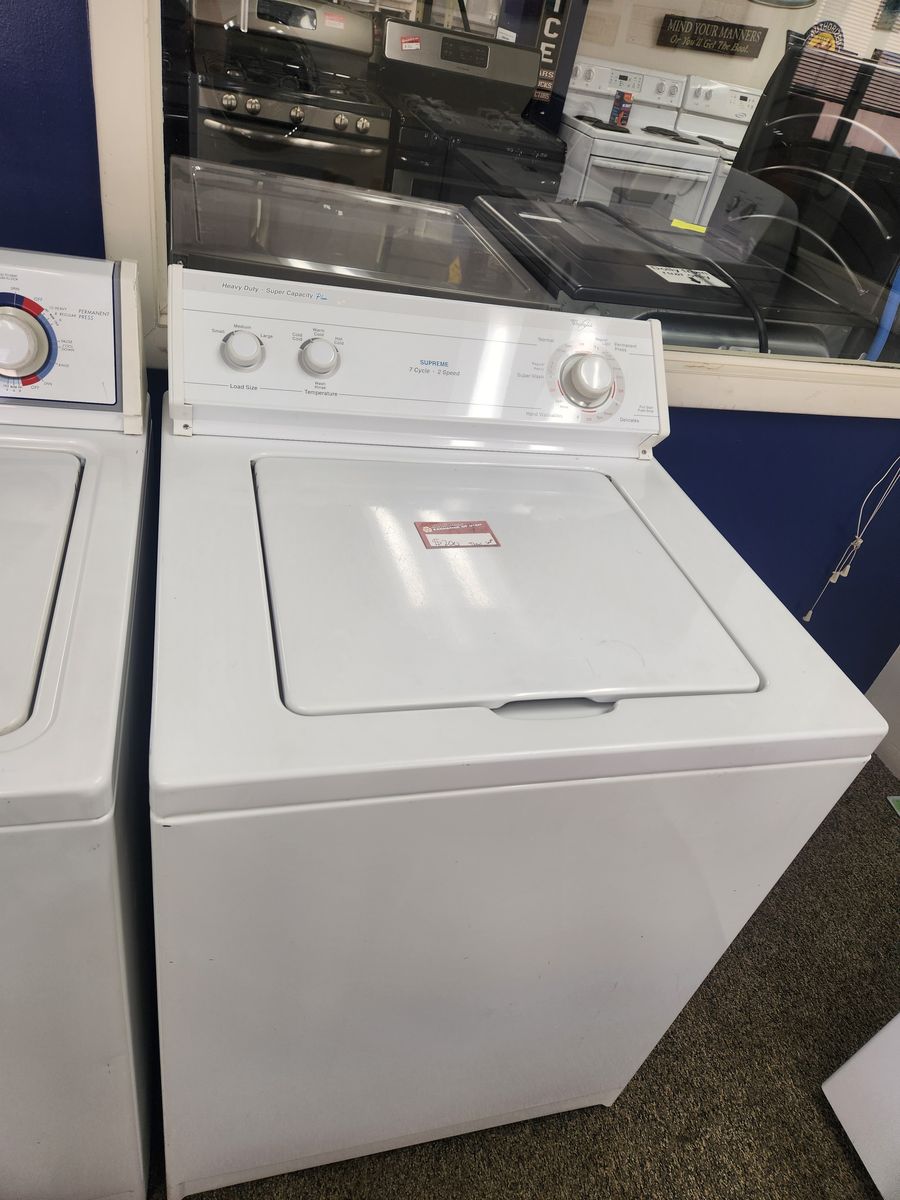 NICE WHIRLPOOL TOPLOAD WASHER! W-WARRANTY