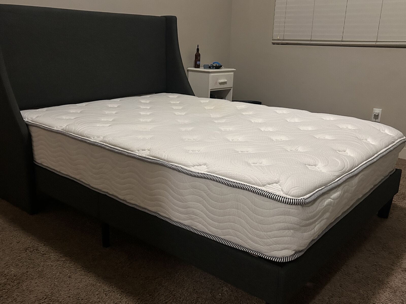 Full Mattress and Bed Frame Set