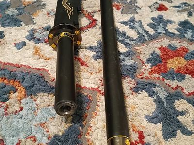Black Dragon Naginata sword set