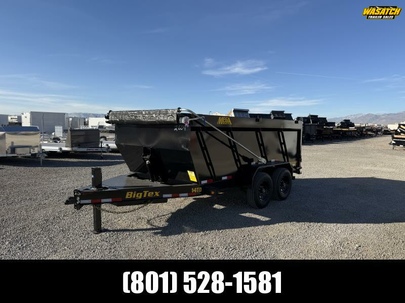 Big Tex Trailers 7x14 14TD Heavy Duty Telescopic Dump Trailer