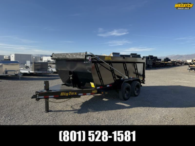 Big Tex Trailers 7x14 14TD Heavy Duty Telescopic Dump Trailer