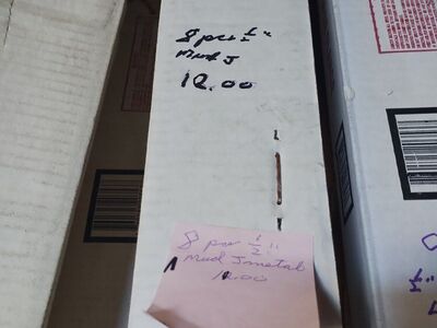 .5" clinch on j metal 8 sticks