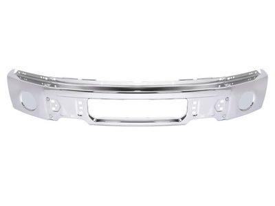 Front Bumper Face Bar Compatible with 2009-2014 Ford F150 F-150 Fog Light Holes