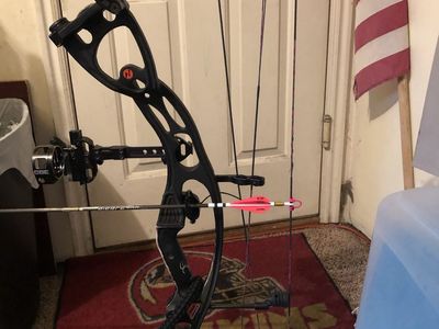 Hoyt Rampage XT Compound Bow - Black with Pink Accents, Right Handed