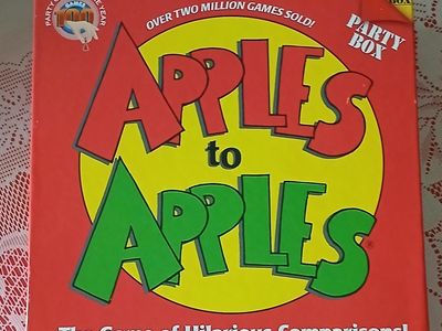 Apples to Apples Party Box The Game of Hilarious Comparisons!
