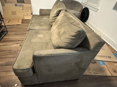 Used Pullout Couch Sofa with Full Mattress - Needs New Mattress, Free to Good Home