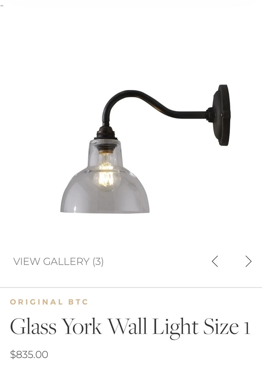 Designer Wall Sconce from HORNE $175 OBO