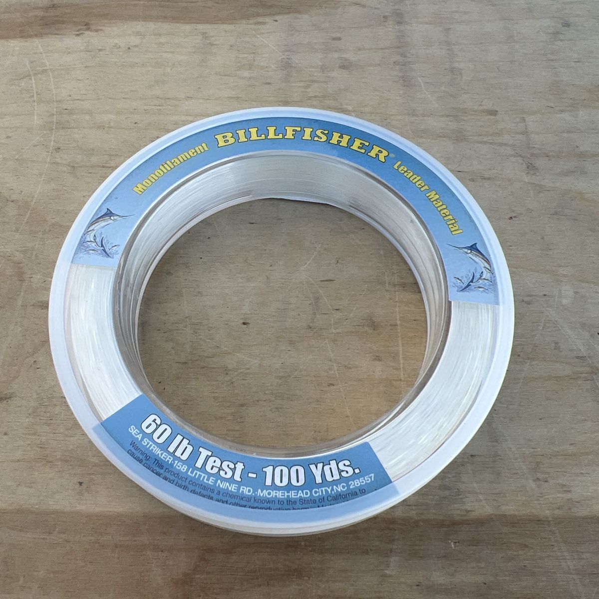 Billfisher Leader Bracelet 60Lb 100Yds Clear