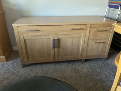 Storage cabinet and desk