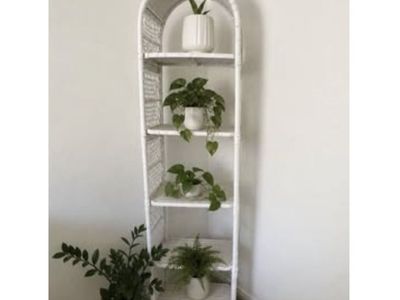Vintage Wicker Shelf