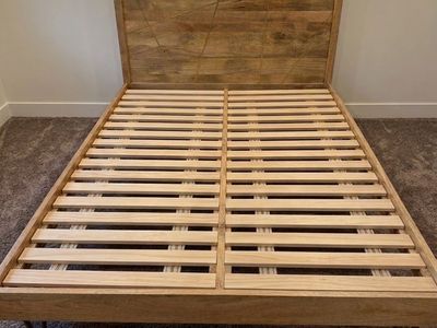 West Elm Roar & Rabbit Brass Geo Inlay Bed