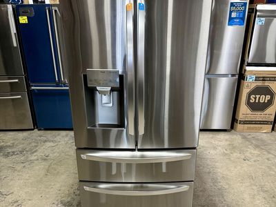 LG FOUR DOOR FRENCH REFRIGERATOR STAINLESS STEEL
