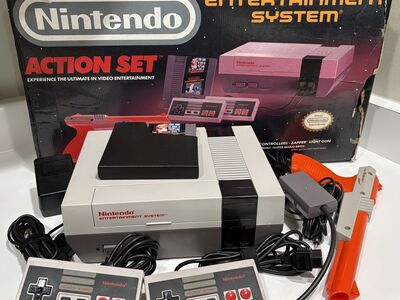 Nes Nintendo Action Set In Box