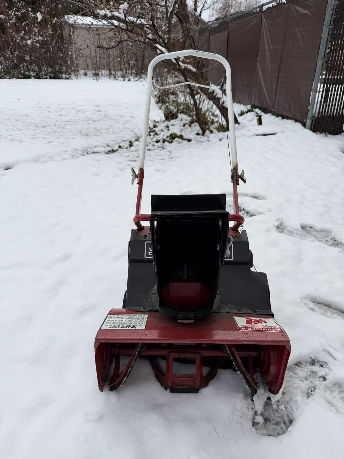 Snapper Snow Blower