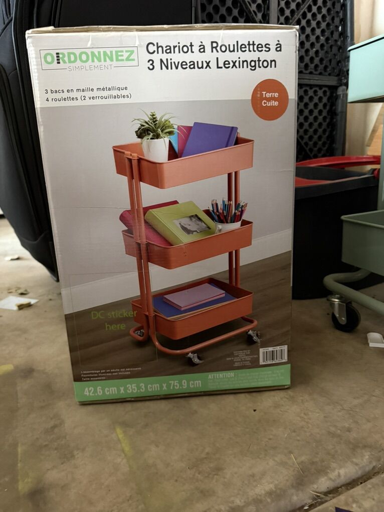The container store 3-Tier cart