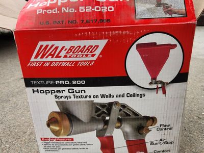 WAL-BOARD TOOLS Texture-Pro 200 Hopper Gun - Sprays Texture on Walls and Ceilings