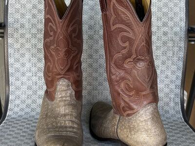 Nocona American Made Vintage Cowboy Boot Size 15