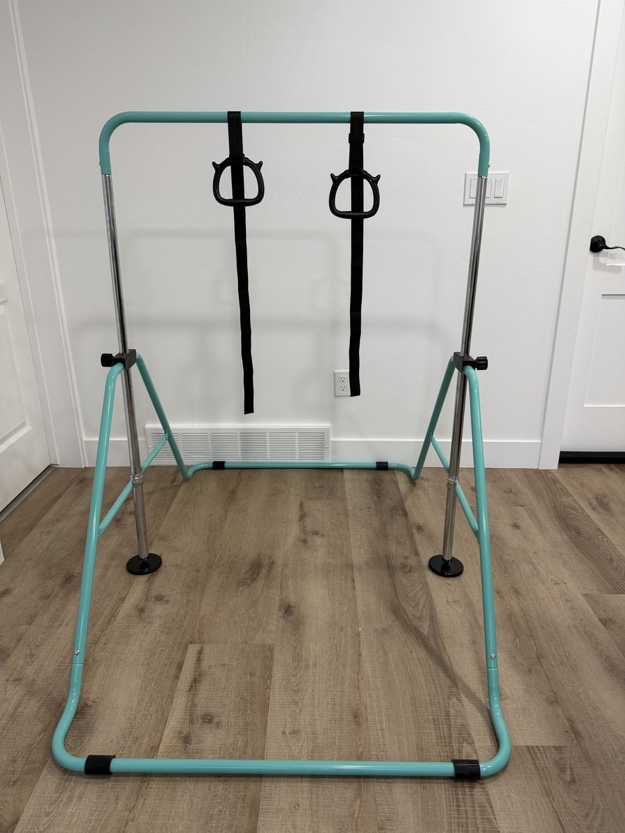 RINREA Adjustable Kids Gymnastics Bar – Folding Home Training Bar