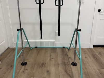 RINREA Adjustable Kids Gymnastics Bar – Folding Home Training Bar