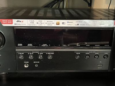 Full sound system: Denon AV Receiver + Bose speakers and Paradigm subwoofer