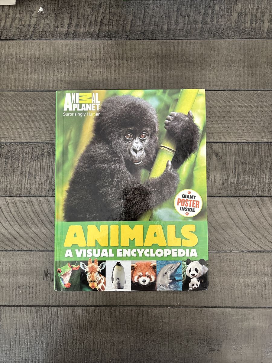Animal Planet Animals A Visual Encyclopedia Hardcover Book