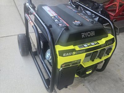 Ryobi 8125/6500-Watt Gas Powered Portable Generator (brand new)
