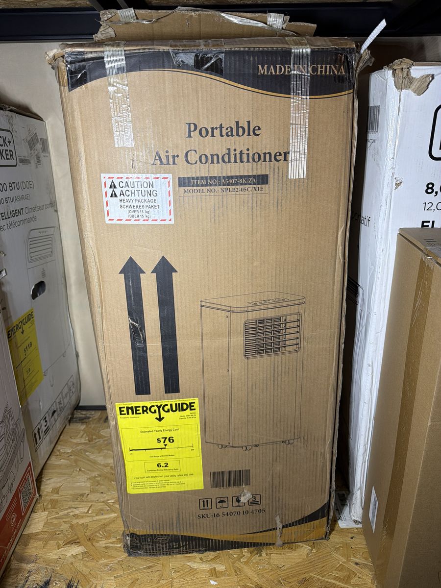 NEW AIR 3 in 1 portable air conditioner dehumidifier fan new in box 10k btu