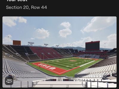 2026 Utah Utes Football Season Tickets - Section N20 (Pair)
