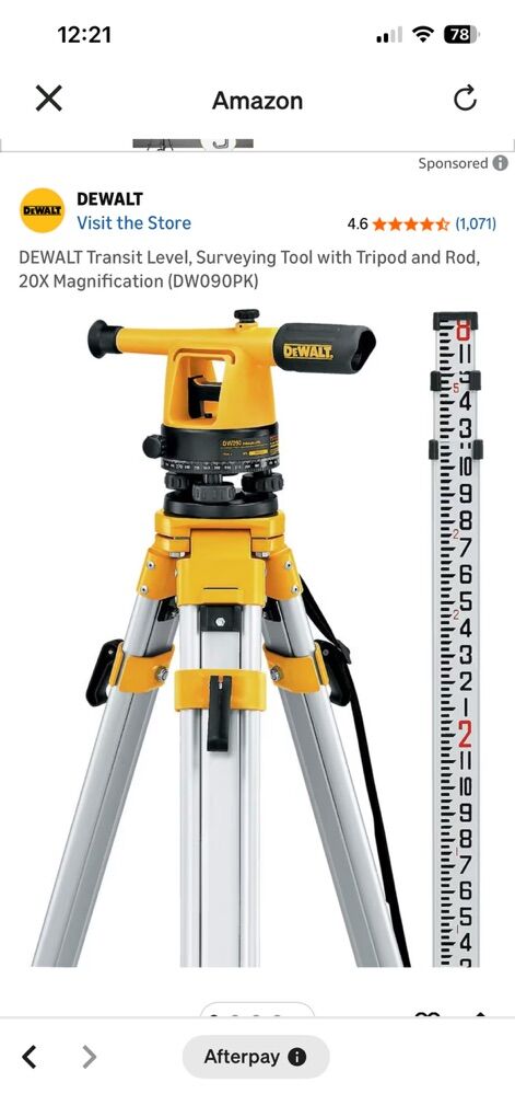 DEWALT Transit Level - BRAND NEW