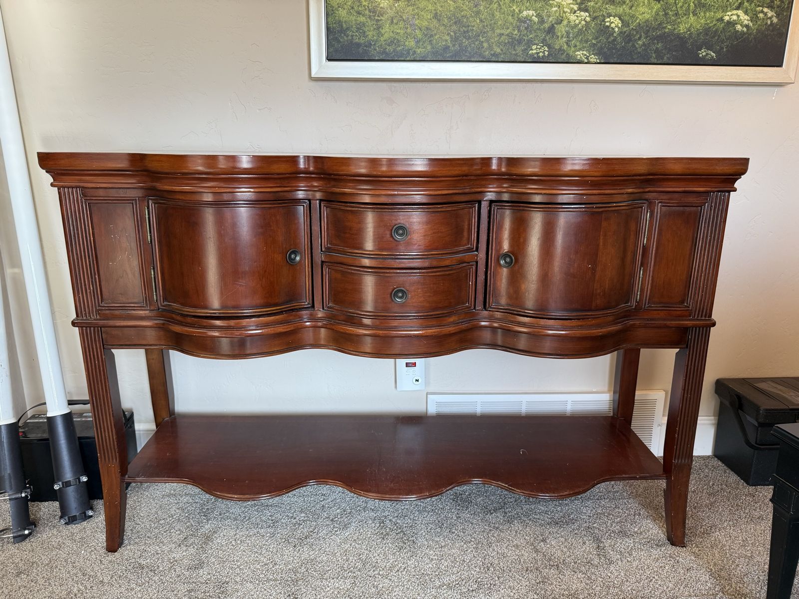 Solid Wood Sideboard
