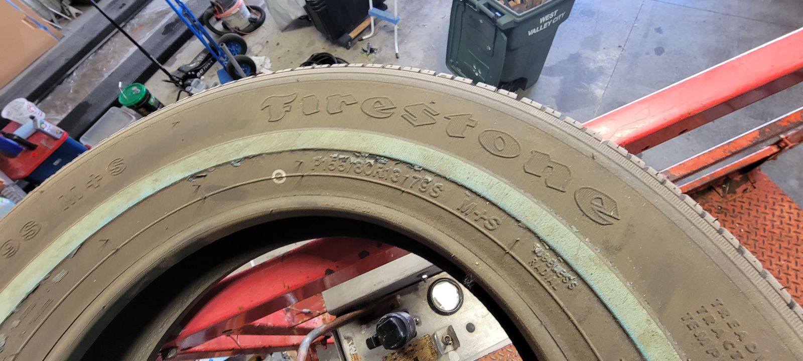 fire stone 155/80/13 thin white wall lowrider