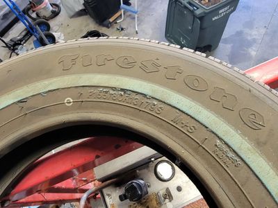 fire stone 155/80/13 thin white wall lowrider