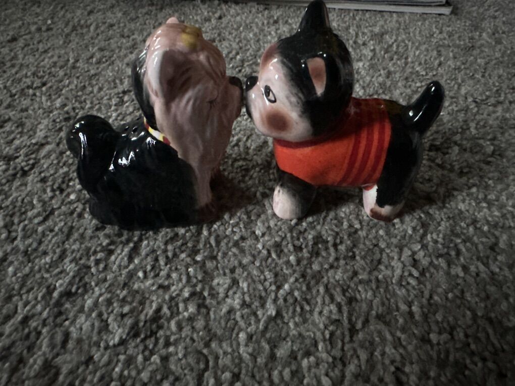 Cute Dog Salt Shakers