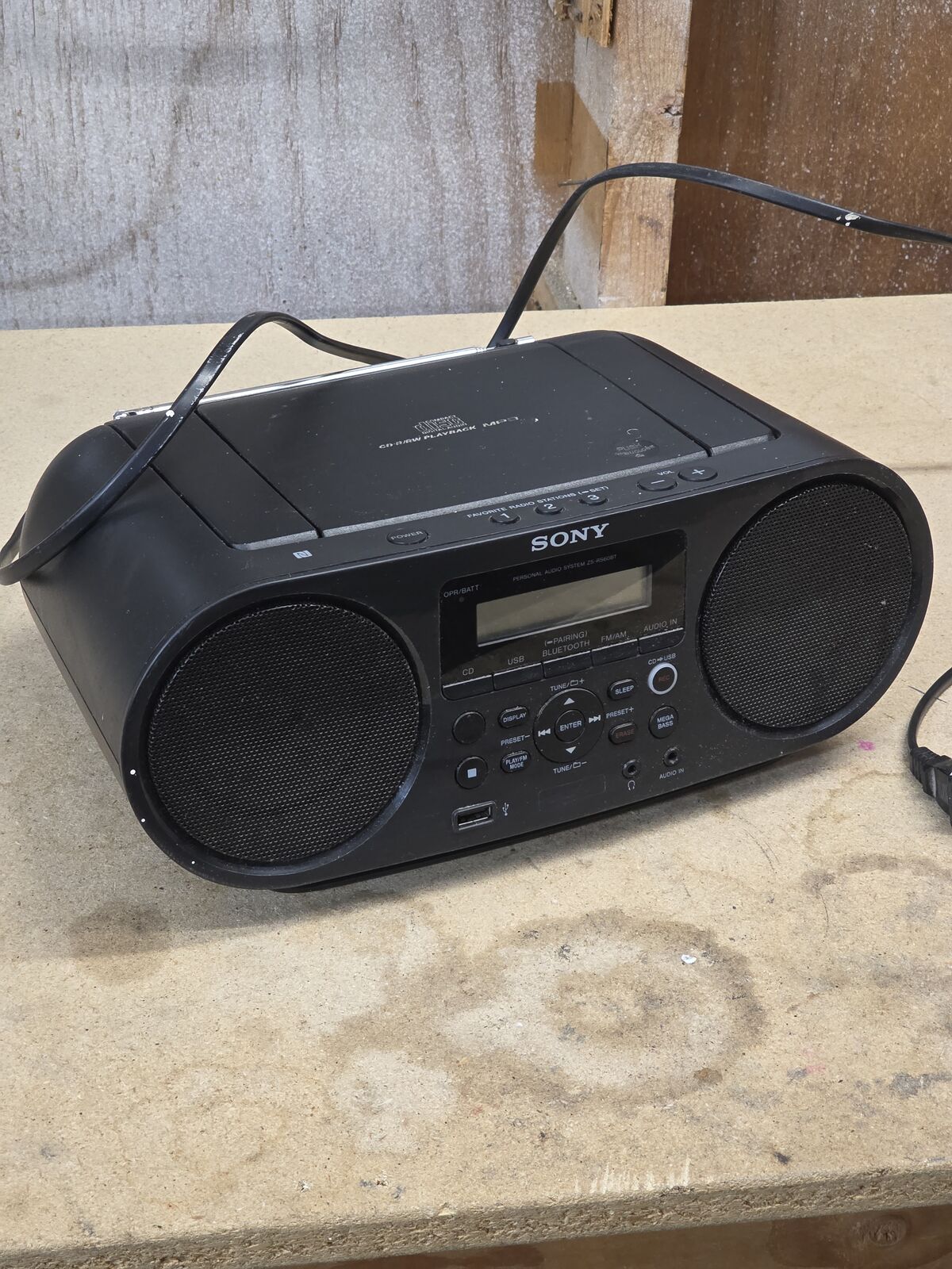 Sony ZSRS60BT CD Boombox with Bluetooth and NFC and USB