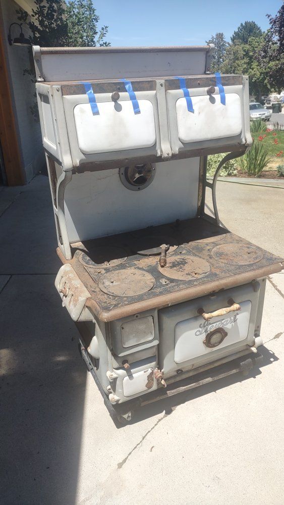 Vintage Cast Iron Stewart Stove