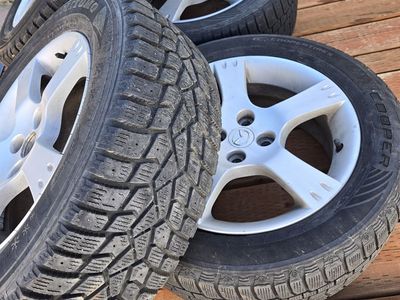 Mazda miata stock wheels with snow tires